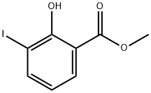 methyl 2-hydroxy-3-iodobenzoate 化学構造式