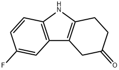 6-fluoro-1,2,4,9-tetrahydro-3H-carbazol-3-one Struktur