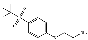 2-[4-(trifluoromethylsulfonyl)phenoxy]ethanamine Structure