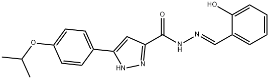 1285535-64-9 (E)-N-(2-hydroxybenzylidene)-3-(4-isopropoxyphenyl)-1H-pyrazole-5-carbohydrazide