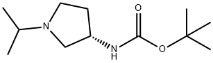 (S)-tert-Butyl 1-isopropylpyrrolidin-3-ylcarbamate Structure