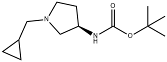 (R)-tert-Butyl 1-(cyclopropylmethyl)pyrrolidin-3-ylcarbamate|1286207-37-1