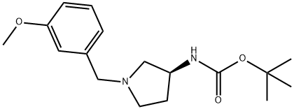 (S)-tert-Butyl 1-(3-methoxybenzyl)pyrrolidin-3-ylcarbamate|1286207-89-3