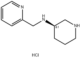 (R)-N-(Pyridin-2-ylmethyl)piperidin-3-amine trihydrochloride 结构式