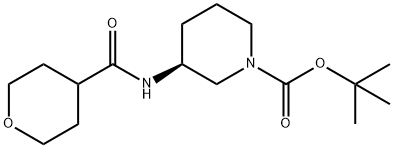 (S)-tert-Butyl 3-(oxane-4-carbonylamino)piperidine-1-carboxylate|1286208-78-3