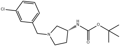 (R)-tert-Butyl 1-(3-chlorobenzyl)pyrrolidin-3-ylcarbamate|1286208-89-6