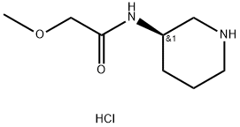 (R)-2-Methoxy-N-(piperidin-3-yl)acetamide hydrochloride Structure
