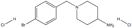 1-(4-Bromobenzyl)piperidin-4-amine dihydrochloride Structure