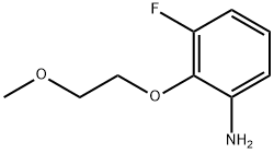 3-Fluoro-2-(2-methoxyethoxy)aniline Structure