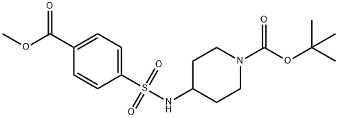 tert-Butyl 4-(4-(methoxycarbonyl)phenylsulfonamido)piperidine-1-carboxylate