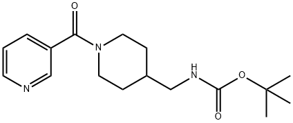 tert-Butyl [(1-nicotinoylpiperidin-4-yl)methyl]carbamate