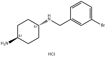 (1R*,4R*)-N1-(3-Bromobenzyl)cyclohexane-1,4-diamine dihydrochloride Structure
