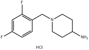 1-(2,4-Difluorobenzyl)piperidin-4-aminedihydrochloride Structure