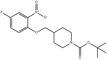 tert-Butyl 4-[(4-fluoro-2-nitrophenoxy)methyl]piperidine-1-carboxylate|1286274-63-2