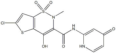 氯诺昔康杂质19,1286489-31-3,结构式