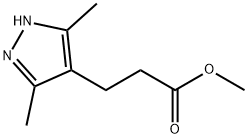 METHYL 3-(3,5-DIMETHYL-1H-PYRAZOL-4-YL)PROPANOATE Struktur