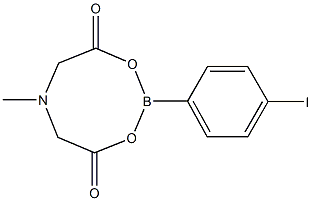 2-(4-Iodophenyl)-6-methyl-1,3,6,2-dioxazaborocane-4,8-dione|4-碘苯基硼酸 甲基亚氨基二乙酸酯