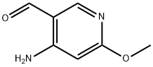 4-Amino-6-methoxy-pyridine-3-carbaldehyde 化学構造式