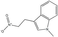 1H-Indole, 1-methyl-3-(2-nitroethyl)- Structure