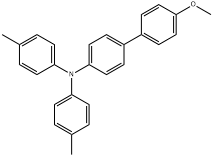 4'-methoxy-N,N-di-p-tolyl-[1,1'-biphenyl]-4-amine Struktur