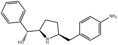 (R)-((2R,5S)-5-(4-aminobenzyl)pyrrolidin-2-yl)(phenyl)methanol Struktur