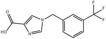 1295542-29-8 1-[3-(トリフルオロメチル)ベンジル]-1H-イミダゾール-4-カルボン酸