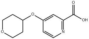 4-(Oxan-4-yloxy)pyridine-2-carboxylic acid Structure