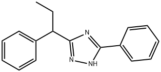 3-phenyl-5-(1-phenylpropyl)-4H-1,2,4-triazole,1306142-95-9,结构式