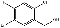 (5-Bromo-2-chloro-4-fluoro-phenyl)-methanol Struktur