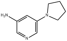 5-(Pyrrolidin-1-yl)pyridin-3-amine Struktur