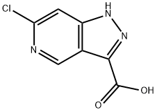 6-chloro-1H-pyrazolo[4,3-c]pyridine-3-carboxylic acid Struktur