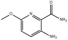 3-AMINO-6-METHOXYPICOLINAMIDE Struktur