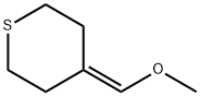 4-(甲氧基亚甲基)四氢-2H-硫代吡喃, 131992-30-8, 结构式
