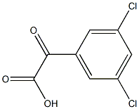 2-(3,5-二氯苯基)-2-氧代乙酸 结构式