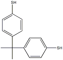 Benzenethiol, 4,4'-(1-methylethylidene)bis- Struktur