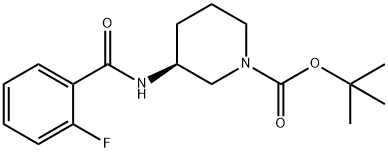 (S)-tert-Butyl 3-[(2-fluorobenzene)carbonylamino]piperidine-1-carboxylate