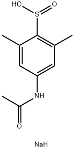 钠 4-乙酰氨基-2,6-二甲基苯亚磺酯,132414-05-2,结构式