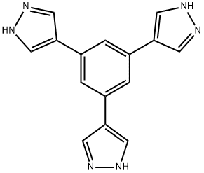 1,3,5-Tris(pyrazol-4-yl)benzene Struktur