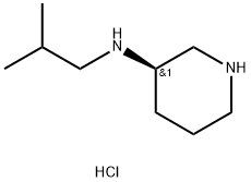 (R)-N-(2-Methylpropyl)piperidin-3-aminedihydrochloride Structure