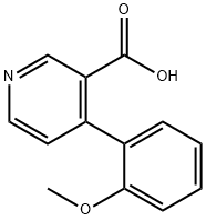 4-(2-methoxyphenyl)nicotinic acid,133363-00-5,结构式