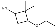 3-ethoxy-2,2-dimethylcyclobutan-1-amine Struktur
