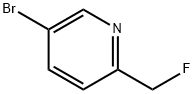 5-Bromo-2-(fluoromethyl)pyridine 化学構造式