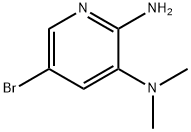 5-bromo-N3,N3-dimethylpyridine-2,3-diamine Struktur