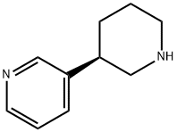 3-[(3R)-piperidin-3-yl]pyridine Struktur