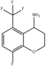 8-FLUORO-5-(TRIFLUOROMETHYL)CHROMANE-4-YLAMINE Structure