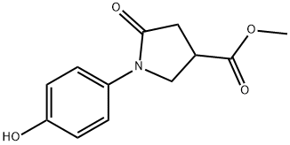 3-Pyrrolidinecarboxylic acid, 1-(4-hydroxyphenyl)-5-oxo-, methyl ester