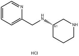 (S)-N-(Pyridin-2-ylmethyl)piperidin-3-amine trihydrochloride Struktur