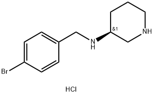 (S)-N-[(4-Bromophenyl)methyl]piperidin-3-amine dihydrochloride|1338222-64-2