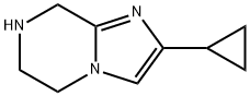 2-cyclopropyl-5,6,7,8-tetrahydroimidazo[1,2-a]pyrazine Structure
