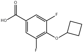 4-Cyclobutoxy-3,5-difluorobenzoic acid|1339696-85-3